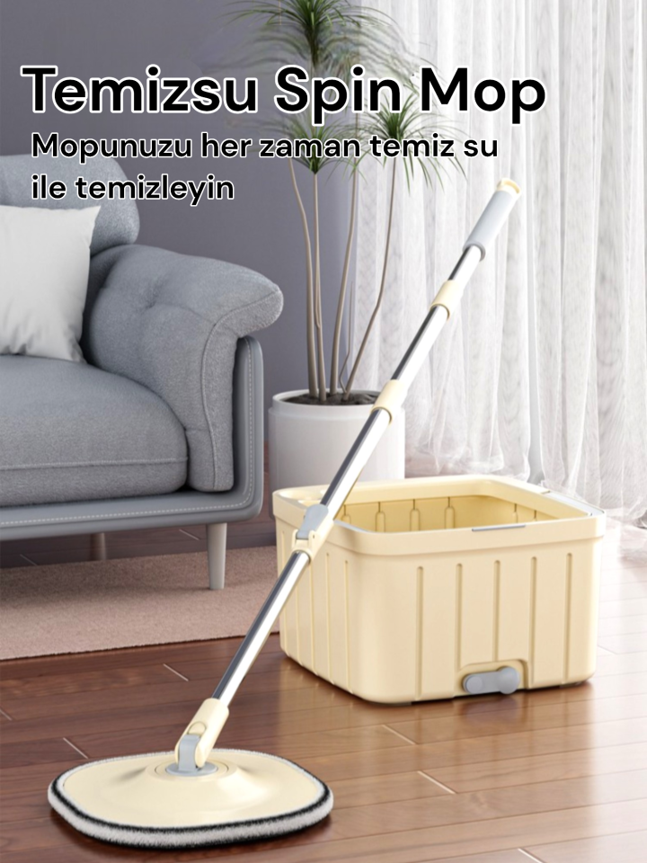 MP 102 Temiz kirli su ayırma özellikli Mop temizlik Seti